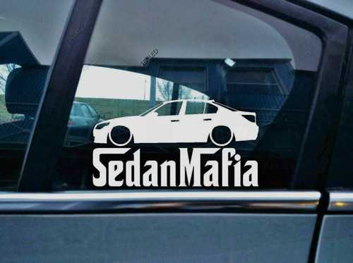 E60 5-series Kelebek Cam Araba oto Sticker 19 cm 2 Adet