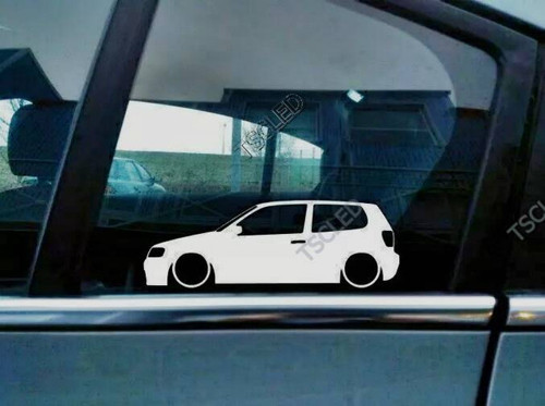 Polo 3 Kapı Kelebek Cam Oto Sticker 17 CM 2 Adet