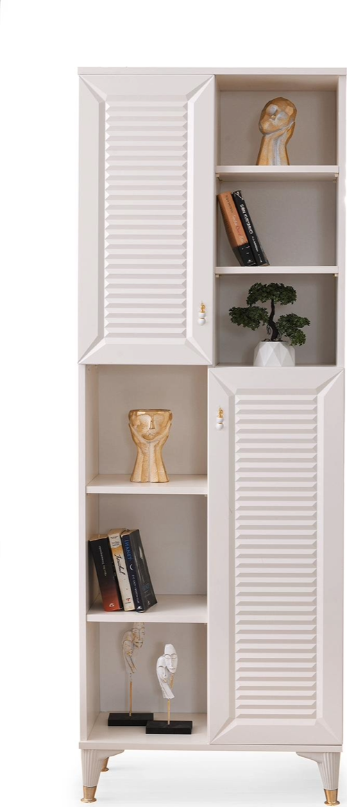 Kuğu Kitaplık-mdf-aytaşı-ücretsiz Nakliye