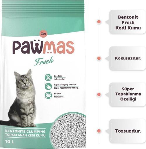 Fresh Bentonit Kedi Kumu 10 Lt