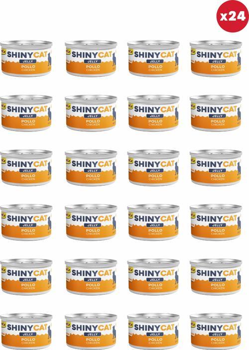 Shinycat Jelly (Jöle içinde) Tavuklu Kedi Konservesi 70gr x 24 Adet