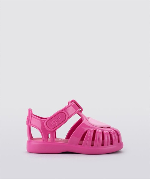 S10310 Tobby Gloss Love Igor Marka Kız Çocuk Sandalet Fuşya