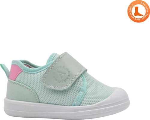 Hugo Air File ve Hakiki Deri Detaylı Kız Bebek Ayakkabı Mint