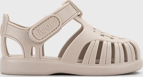 S10271 Tobby Solid İgor Marka Unisex Çocuk Sandalet Bej