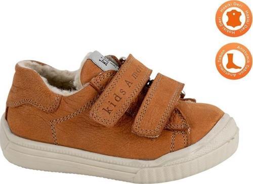 Pearl Çift Cırtlı Deri İçi Kürklü Unisex Ayakkabı Tarçın