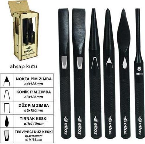 PİM ZIMBA KESKİ SETİ 6 PARÇA