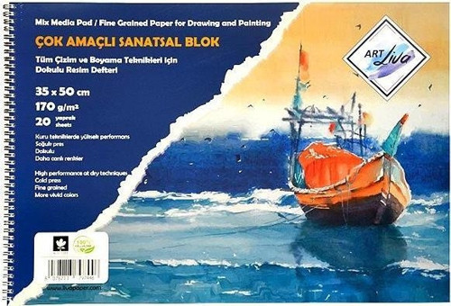 Çok Amaçlı Resim Defteri 35x50 cm 170g