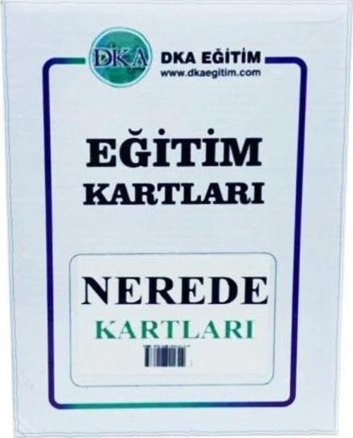2-6 Yaş DKA Eğitim Kartları Nerede Kartları