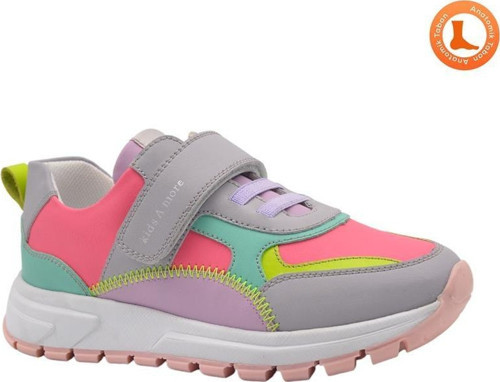 Veronica Tek Cırtlı Kız Çocuk Spor Ayakkabı Açık Gri