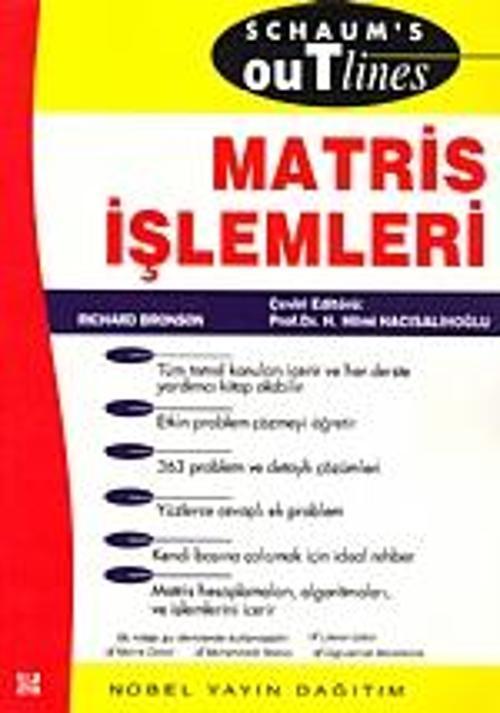 Matris İşlemleri - Schaum&#39;s
