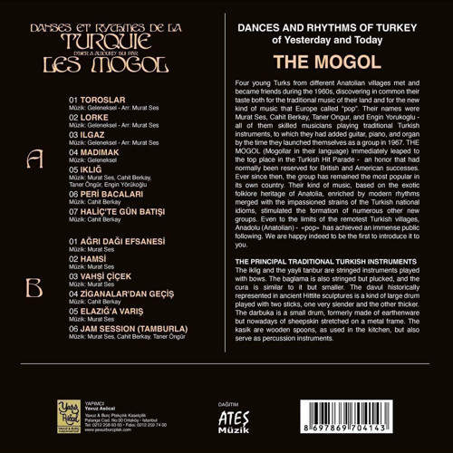 Moğollar - Anadolu Pop / Danses Et Rythmes De La Turquie Les Mogol (Plak)