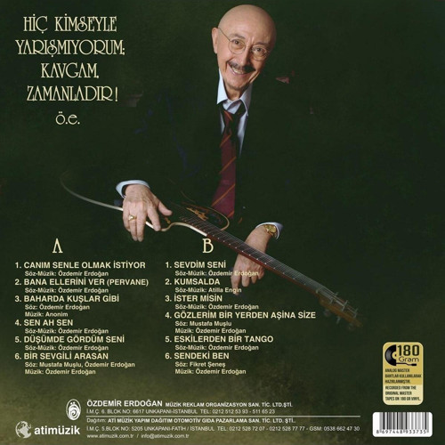 Özdemir Erdoğan – Canım Senle Olmak İstiyor Jazz Vinly Plak Alithestereo