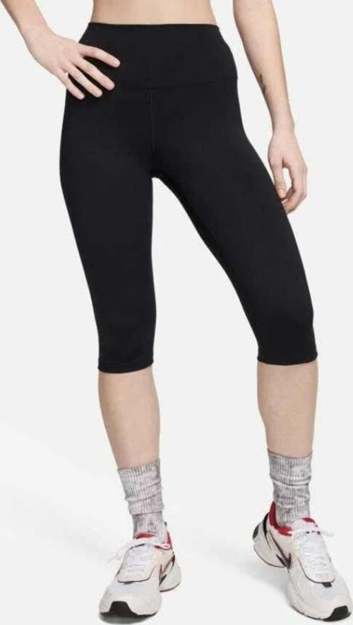 Dri-FIT One Kadın Siyah Yüksek bel Kapri Tayt