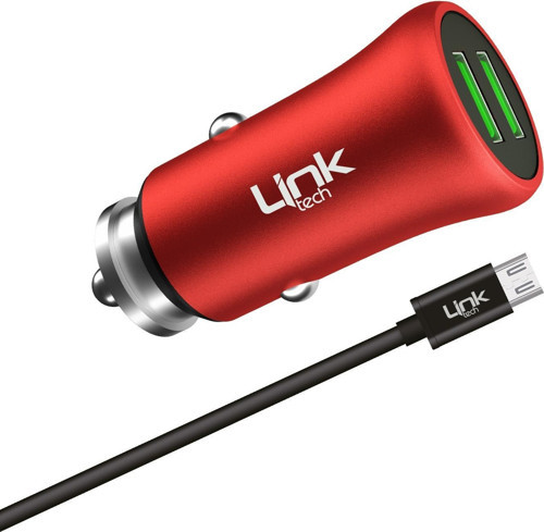 M581 12W 2.4A Metal Araç Şarj Aleti ve Micro USB Kablo Set