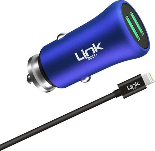 M582 12W 2.4A Metal Araç Şarj Aleti ve iPh Lightning Kablo Set