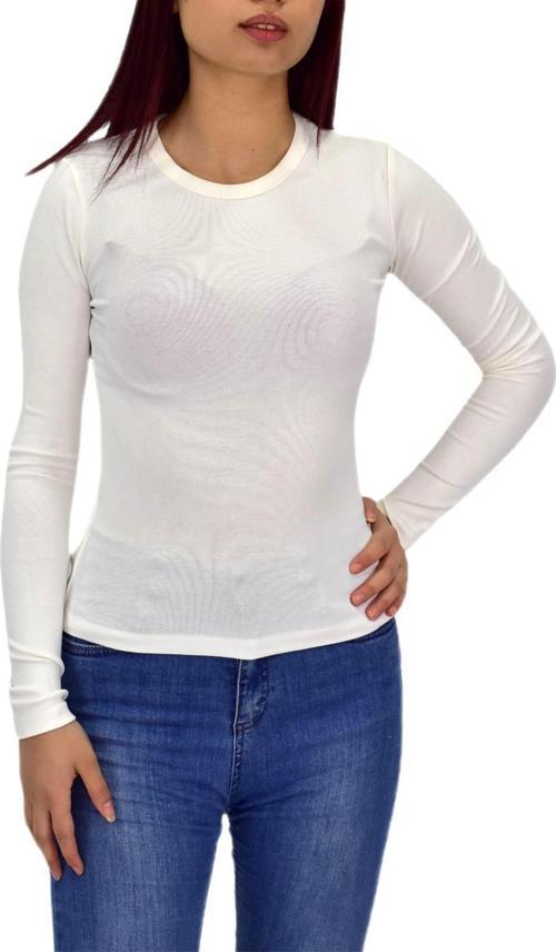 Kadın Düz Renk Vücuda Oturan Uzun Kollu Sweatshirt BGL-ST04296