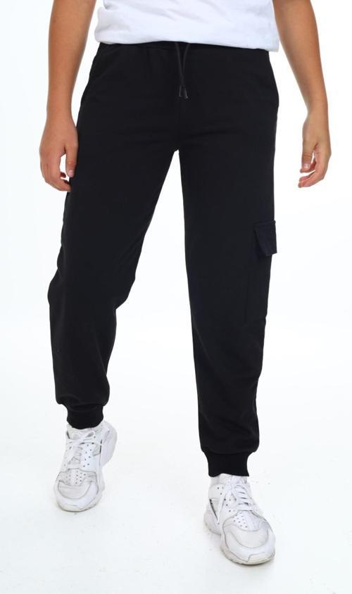 Çocuk Tek Kargo Cepli Paça Manşetli Eşofman Alt BGL-ST03863