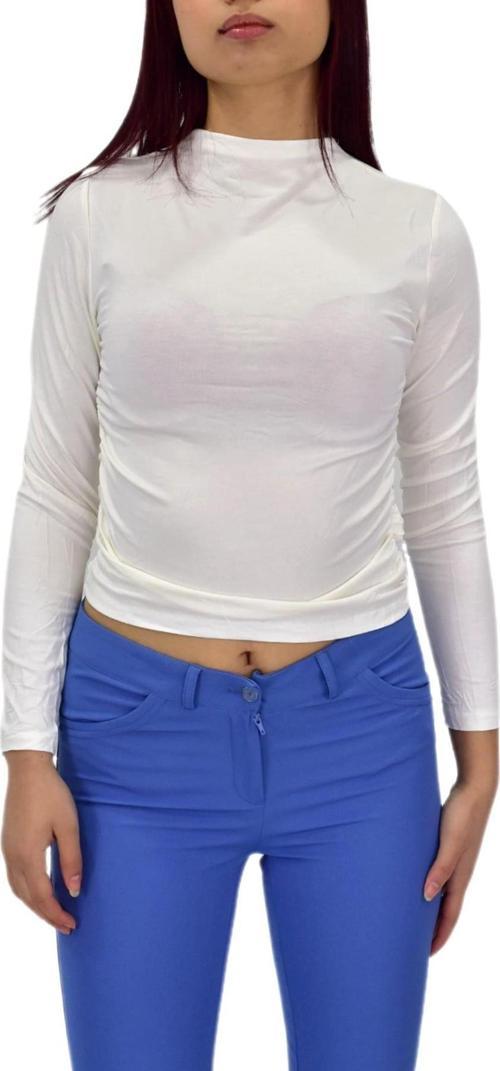 Kadın Lastik Büzgülü Spor Bluz  BGL-ST04230