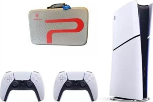  Sony Playstation 5 Slim 1 TB Digital Edition Oyun Konsolu + 2. Dualsense Kol + Sony Playstation 5 Taşıma Çantası Gri