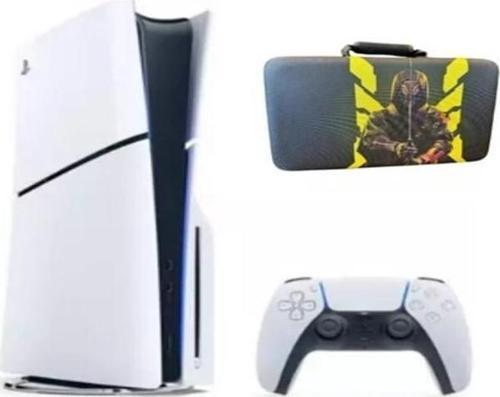 Playstation 5 Slim 1 TB Standart Edition Oyun Konsolu+ Sony Playstation 5 Taşıma Çantası Siyah Desenli