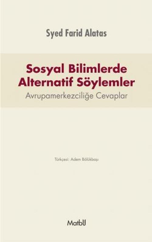 Sosyal Bilimlerde Alternatif Söylemler