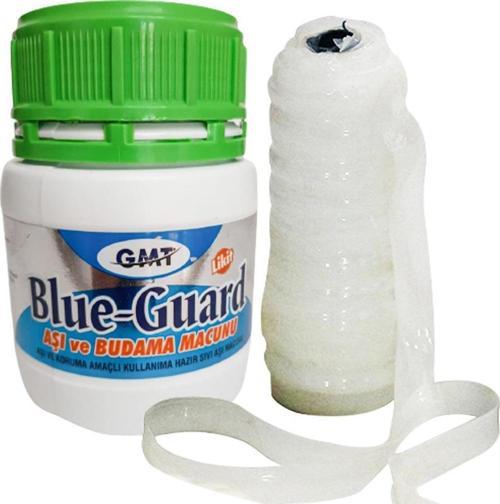 250 GR BLUE GUARD AŞI MACUNU VE AŞI BANDI 2Lİ PAKET HER AŞI TİPİNE UYUMLU SIVI AŞI MACUNU 50 METRE SİLİKONLU AŞI BANDI