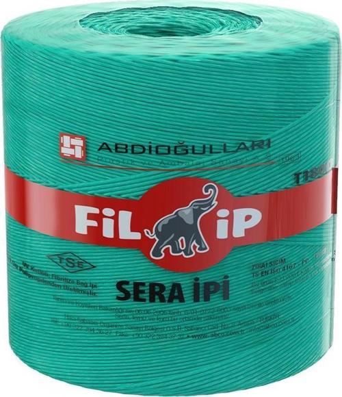 FİLİP SERA İPİ UV KATKILI 1800 METRE YEŞİL TARIM İPİ KLİPS İPİ FİBRİLİZE SERA İP