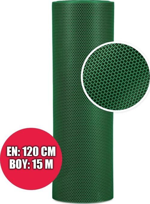 KAYDIRMAZ BAL PETEK PASPAS 120cmX15metre YEŞİL PVC Z MAT PAS PAS İÇ DIŞ MEKAN YOLLUK ISLAK ZEMİN HALISI