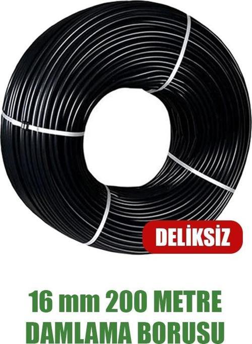 16 MM DAMLAMA BORUSU 200 METRE DELİKSİZ DAMLA SULAMA HORTUMU SULAMA SİSTEMİ