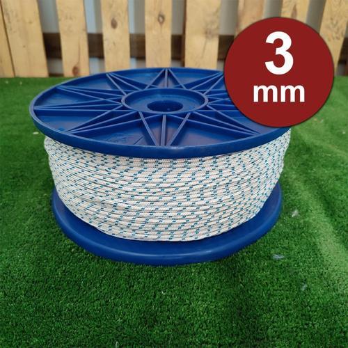 3 MM 500 METRE ÖRGÜ HALAT İSKOTA HALAT DENİZCİ TEKNE HALATI SALINCAK İP DAĞCI İP HALAT
