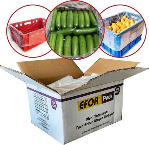 60X90 KASA TORBASI, 500 ADET KÖRÜKLÜ KOLİ TORBASI, EFOR SALATALIK PATLICAN MEYVE SEBZE KORUMA TORBASI, KASA POŞETİ, EKME