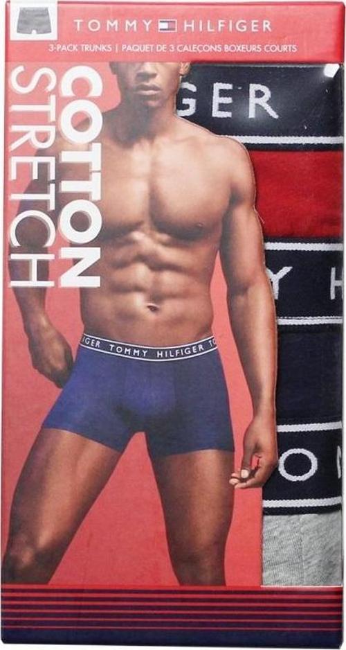 TOMMY HILFIGER COTTON STRETCH ERKEK 3 LÜ BOXER 09T4225-966