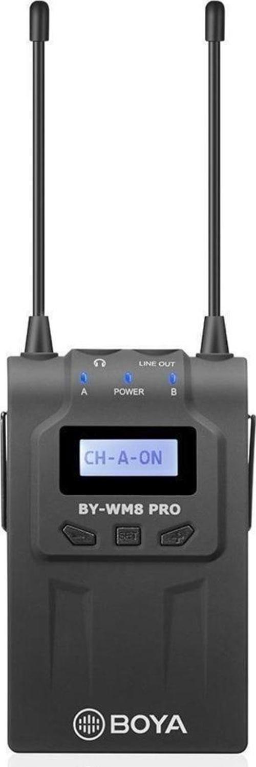 Rx8 Pro Iki Mikrofon Destekli Kablosuz Alıcı