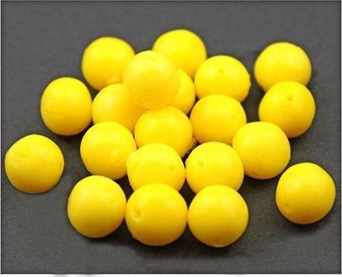 Yüzen Silikon Yem 1 Cm Yellow 20 Pcs