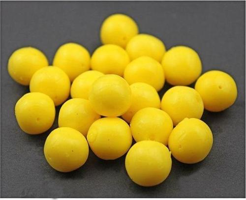 Yüzen Silikon Yem 1,4 Cm Yellow 20 Pcs
