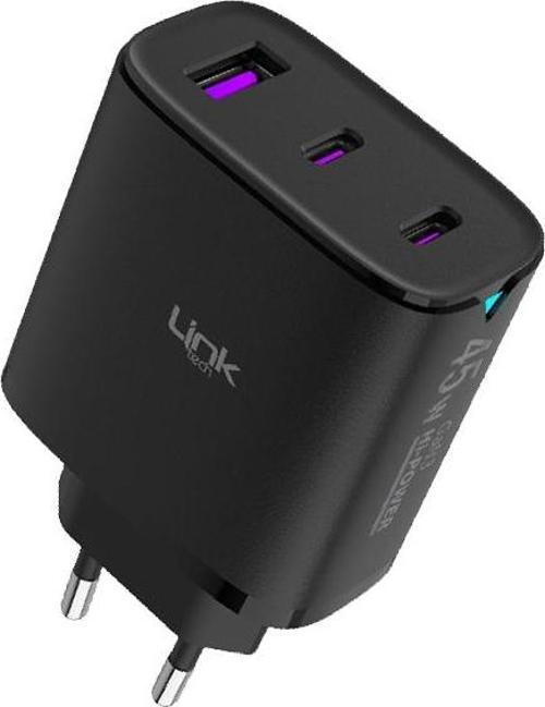 C317 45W PD 3.0 QC4.0 2X PD+USB Şarj Adaptörü
