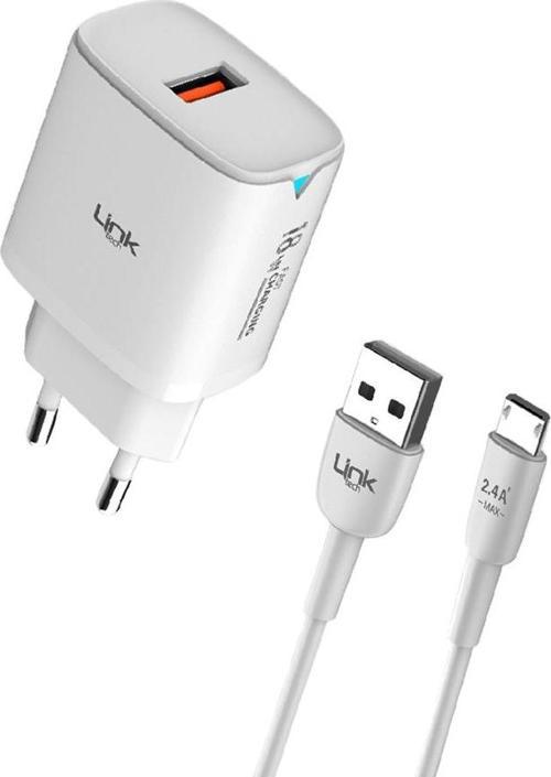 C305 18W Auto ID Micro USB Kablolu Şarj Aleti Set