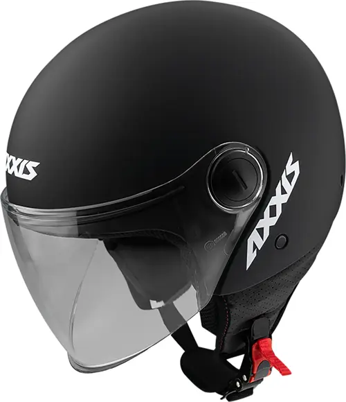 AXXIS SQUARE S SOLID A1 MATT BLACK YARIM KASK