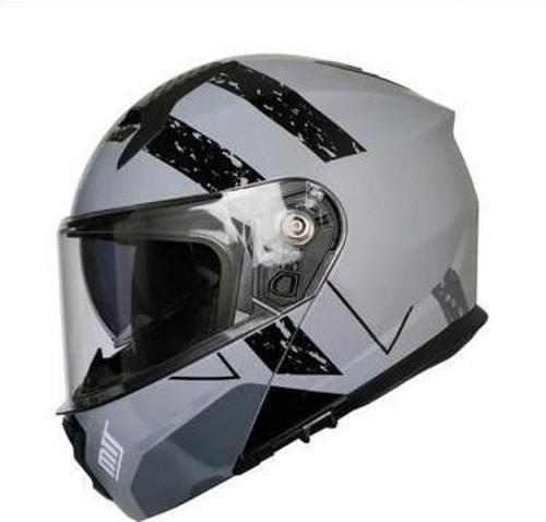 966 WX10 GREY ÇENE AÇILIR KASK
