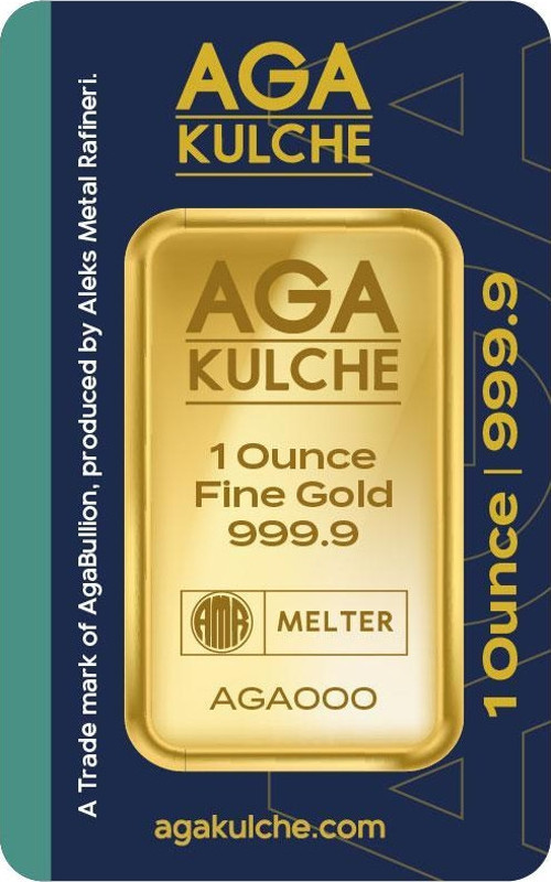 31.10 gr 1 Ons 24 Ayar 999.9 Külçe Altın