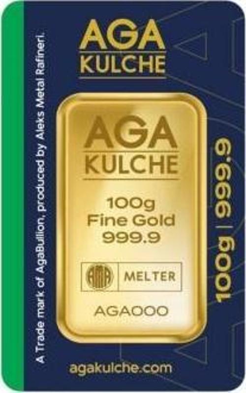 100 gr 24 Ayar 999.9 Külçe Altın