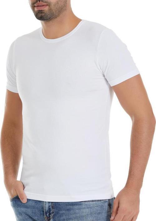 3 Adet Yıldız Erkek Modal Kısa Kollu T-Shirt Fanila Beyaz 335