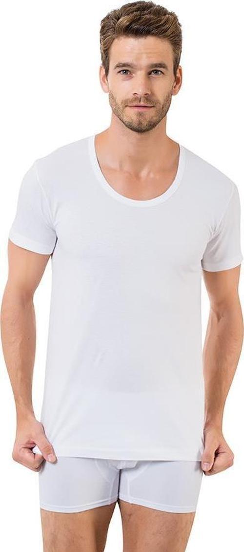 6 Adet Öztaş Erkek Açık Bisiklet Yaka Kısa Kol Atlet Fanila A1091