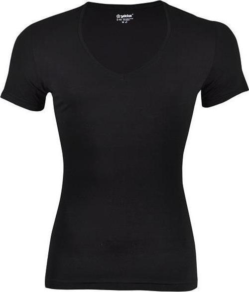 6 Adet Yıldız Erkek Likralı Derin V Yaka T-Shirt Fanila Siyah 356