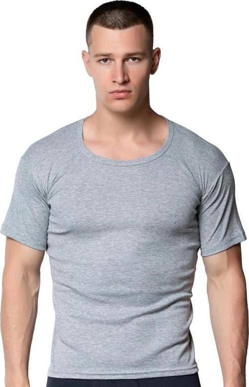 6 Adet Gümüş Erkek Renkli Ribana Bisiklet Yaka Fanila Atlet 3101