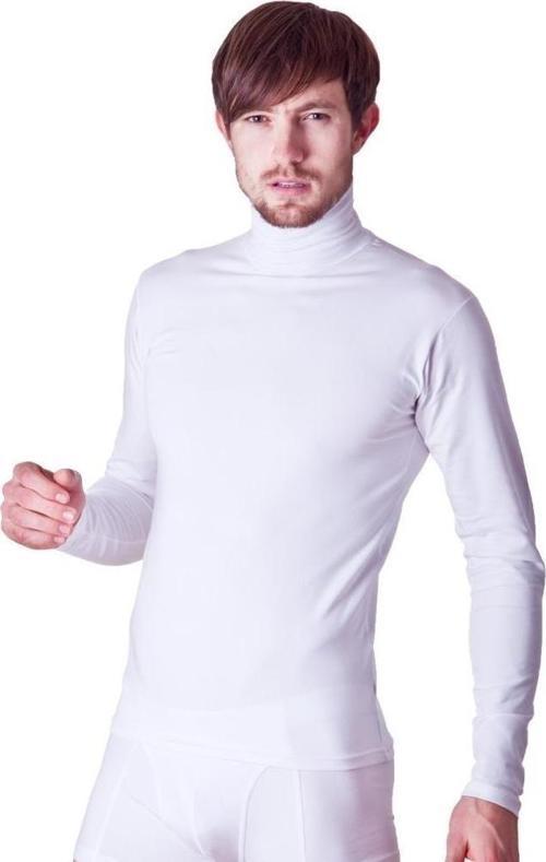 Erkek Likralı Balıkçı Yaka Uzun Kollu Fanila Atlet 1251