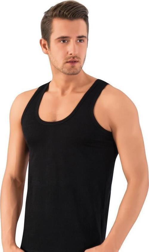 Erkek Pamuklu Penye Atlet Renk Seçenekli 155