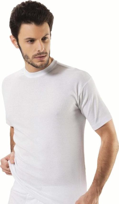 6 lı Paket Hmd Kısakol Erkek Sıfır Yaka Penye Fanila Atlet Beyaz E602