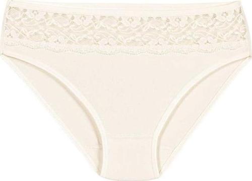 6 Adet Yıldız Bayan Likralı Dantelli Bikini Külot Ekru 3788