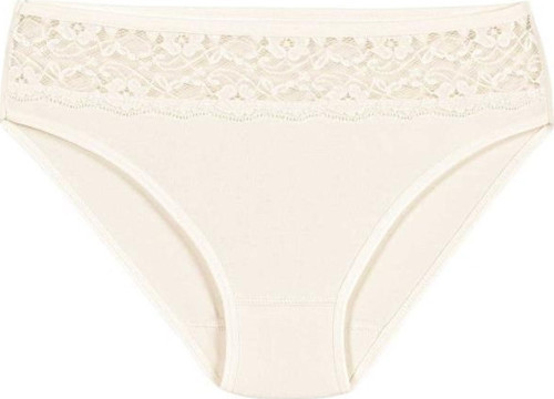 6 Adet Yıldız Bayan Likralı Dantelli Bikini Külot Ekru 3788